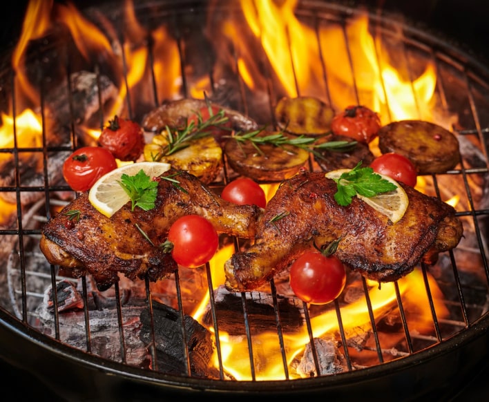 ACC Catering BBQ wedding buffet menu idea