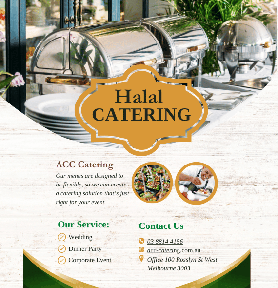 Halal food catering in Melbourne